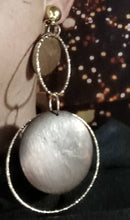 Load image into Gallery viewer, Handmade Natural Wood Clip On Dangle Earrings
