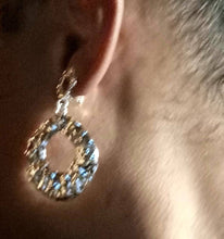 Load image into Gallery viewer, Small Hammered Metal  Hoop Clip On Earrings silver Small
