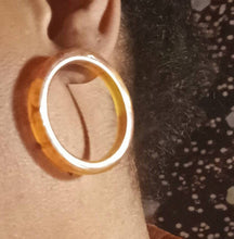 Load image into Gallery viewer, Minimalist Tortoise Acrylic  Earrings (pierced ears)
