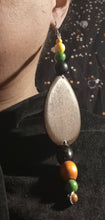 Load image into Gallery viewer, Extra Large Handmade boho dangle  Earrings 6 inch
