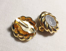Load image into Gallery viewer, Vintage clip on roman coin stud Earrings 1980s
