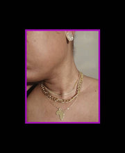 Load image into Gallery viewer, Handmade multi layer necklace Set Clip on earrings
