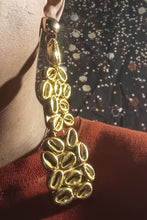 Load image into Gallery viewer, Extra Large Handmade Cowrie Shell  Earrings pierced ears
