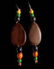 Load image into Gallery viewer, Extra Large Handmade boho dangle  Earrings 6 inch
