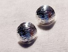 Load image into Gallery viewer, Silver Ball Stud Clip On Earrings
