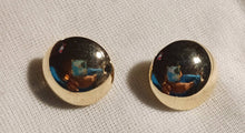 Load image into Gallery viewer, Gold metal Ball Stud Clip On Earrings
