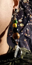 Load image into Gallery viewer, Handmade Boho Clip On Dangle Earrings 4 inch
