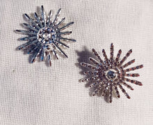 Load image into Gallery viewer, Starburst Rhinestone Stud Earrings for Pierced Ears
