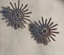 Load image into Gallery viewer, Starburst Rhinestone Stud Earrings for Pierced Ears
