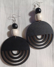 Load image into Gallery viewer, Handmade Boho  Hoop Dangle Earrings pierced ears
