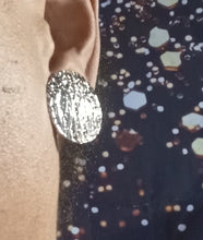 Load image into Gallery viewer, Abstract Silver metal  Stud Clip On Earrings
