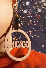 Load image into Gallery viewer, Handmade Natural Boho Wooden Chicago Hoop Clip On Earrings
