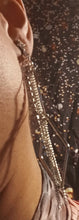 Load image into Gallery viewer, Handmade silver Metal diamond shaped Multi Hoop Clip On Earrings
