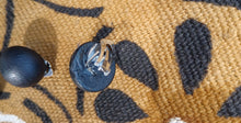 Load image into Gallery viewer, Handmade handpainted  Wooden Ball Clip On Earrings Set of 3
