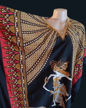 Load image into Gallery viewer, Mudcloth Afrocentric Kaftan: Bright Color Poly Blend, Fits up to 3XL
