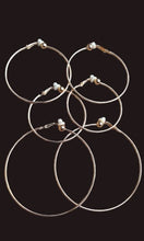Load image into Gallery viewer, Set of 3 Classic Metal Hoop Clip On Earrings various sizes
