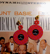 Load image into Gallery viewer, Unique LP record  Acrylic Pop Art Clip On Earrings
