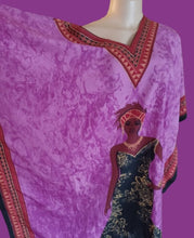 Load image into Gallery viewer, Rare Afrocentric Kaftan with Matching Earrings, Fits up to 3XL
