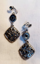 Load image into Gallery viewer, Modern Brutalist Clip On Dangle Earrings
