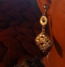 Load image into Gallery viewer, Modern Brutalist Clip On Dangle Earrings

