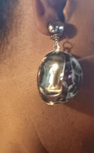 Load image into Gallery viewer, Abstract Modern Clip On Dangle Earrings silver
