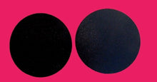 Load image into Gallery viewer, Handmade Minimalist Large Black wooden Disc Earrings Clip on
