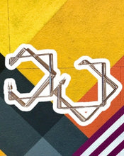 Load image into Gallery viewer, Abstract Geometric Design Dangle Earrings
