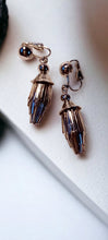 Load image into Gallery viewer, Vintage Mid Century Modern Art Noveau dangle earrings
