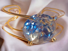 Load image into Gallery viewer, Giant abstract rhinestone cluster bracelet
