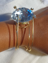 Load image into Gallery viewer, Giant abstract rhinestone cluster bracelet
