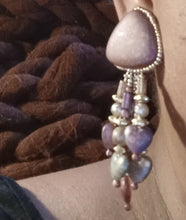 Load image into Gallery viewer, Vintage Handmade Boho Tassel bead Clip On Earrings 1980s
