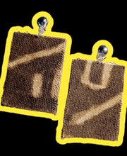 Load image into Gallery viewer, Clip On handmade Mudcloth Design Earrings
