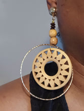 Load image into Gallery viewer, Handmade Large Boho Hoop Clip On Earrings
