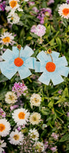 Load image into Gallery viewer, Handmade Extra Large Paper Flower Clip On Earrings
