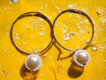 Load image into Gallery viewer, Handmade Faux Pearl  Pierced Earrings

