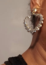 Load image into Gallery viewer, Gold Metal Heart Hoop Clip On Earrings small hoop
