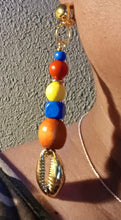 Load image into Gallery viewer, Festival boho Collar Bib Necklace and Clip on Earrings

