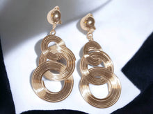 Load image into Gallery viewer, Abstract Wire Silver Metal Multi Hoop Clip On Earrings

