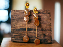 Load image into Gallery viewer, Minimalist Handmade Acrylic Dangle Clip On Earrings
