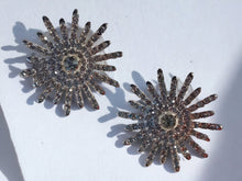Load image into Gallery viewer, Starburst Rhinestone Stud Earrings for Pierced Ears
