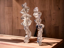 Load image into Gallery viewer, Abstract Ice Acrylic  Earrings (pierced ears)
