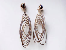 Load image into Gallery viewer, Handmade Silver Metal Multi Hoop Clip On Earrings
