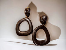 Load image into Gallery viewer, Vintage Chunky Acrylic Earrings Clip on Style
