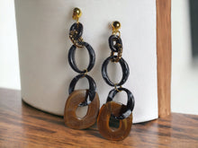 Load image into Gallery viewer, Handmade Acrylic Dangle Clip On Earrings 6 inch
