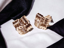Load image into Gallery viewer, Silver Cluster Stud Clip On Earrings
