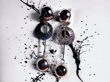 Load image into Gallery viewer, Small Minimalist metal Clip On Dangle Earrings
