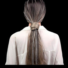 Load image into Gallery viewer, Clip On Chain Hair Clips - Avant Garde Punk Style, Set of 6
