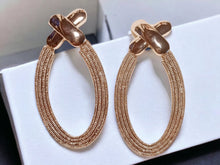 Load image into Gallery viewer, Chunky Silver Metal Hoop Earrings (pierced ears)
