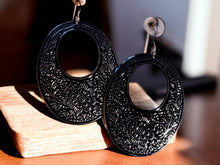 Load image into Gallery viewer, Large boho hoop Earrings (pierced ears)
