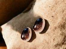 Load image into Gallery viewer, Rustic Silver Ball Stud Clip On Earrings
